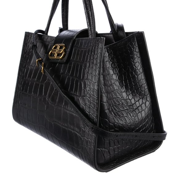 BALENCIAGA Embossed Sharp Tote Bag - Picture 2 of 5